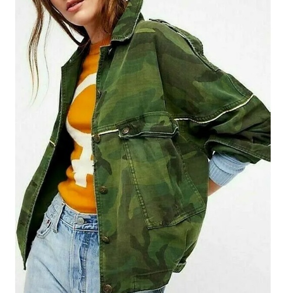 Free People Jackets & Blazers - Free People | Slouchy Military Jacket